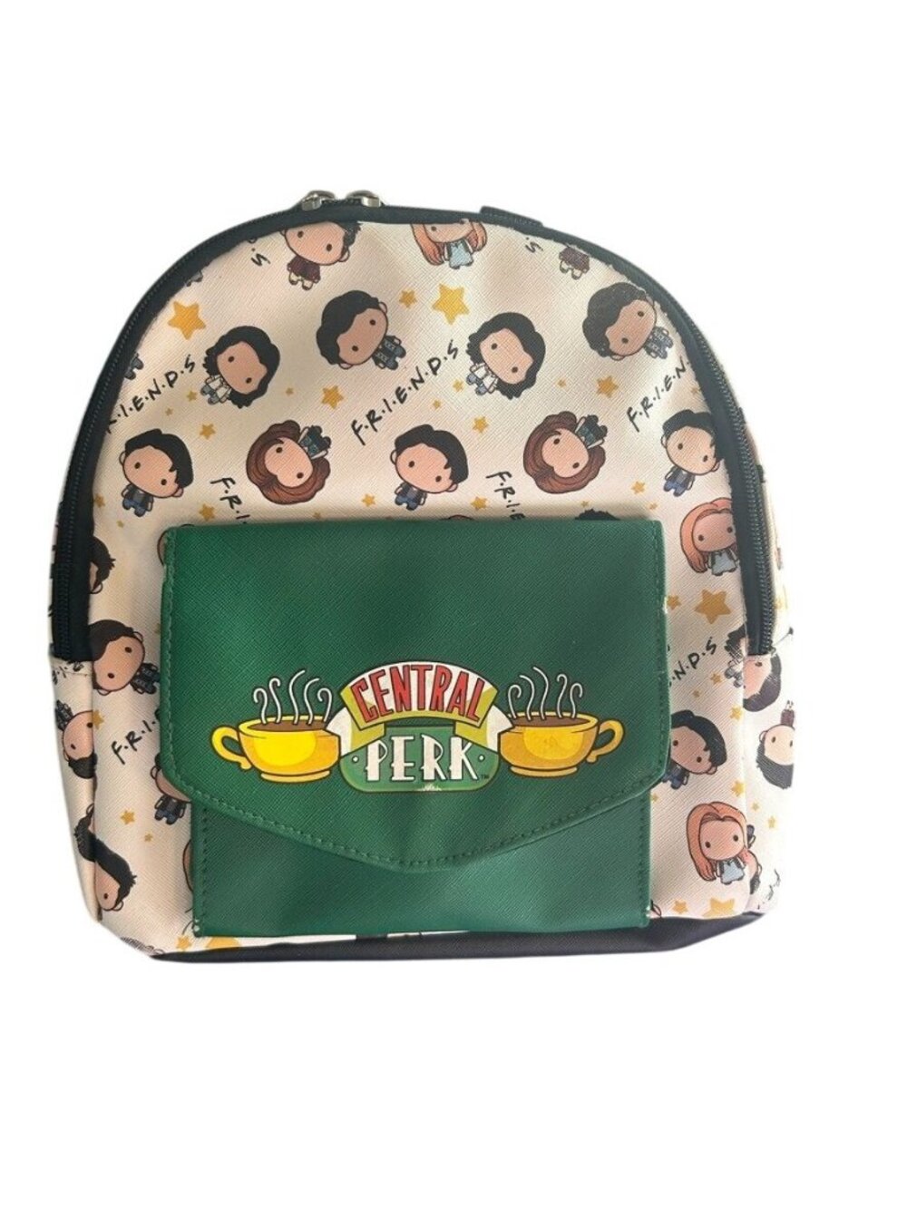 Friends TV Show Mini Backpack Bag Central Perk Design Characters Logo - READ